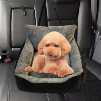 Dog Car Seat Booster Seat Comfortable Dog Travel Car Carrier Car Travel Booster Seat for Small Medium Dogs Puppy