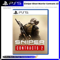Sony Playstation 5 PS5 Game CD Sniper Ghost Warrior Contracts 2 100% Official Original Physical Game Card Disc Playstation 5