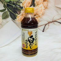 日本 mizkan 味滋康 雞昆布白麵味露 500ml 麵味露 面醬 昆布麵露 地雞昆布