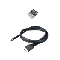 GPD Original Oculink Cable SFF-8611 and M. 2 to Oculink 8612 adapter card for G1 Graphics Card Expansion Dock