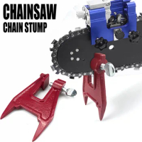 Garden Tools Chain Sharpener Guide Bracket Chain File Pliers Chain Filling Vise Bracket