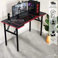 Bàn Gaming Xếp Gọn Đã Lắp Sẵn Gọn Tiện Lợi Cho Văn Phòng, Học Tập Làm Việc Cứng Cáp | XEP02 GAME | N