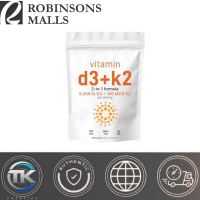 Vitamin D3 5,000 IU + K2 MK-7 100 mcg, 180 Softgels | 2-in-1 Bone, Immune & Heart Support | Easy to