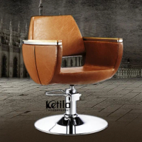 Hairdressing chair, barber's chair.