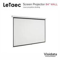 Screen Projector Wall LeTaec- Layar Proyektor Dinding 120 inch
