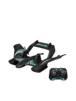 ของเล่นเครื่องบินสะเทินน้ำสะเทินบกพร้อมไฟ LED FLYBOTIC Aqua Wingz สีดำ