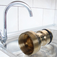 Faucet Taps Connector Solid Brass Taps Connector Practical Interface Accessories