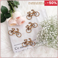 TT computer 20pcs Pclip Metal Bicycle Shape Paper Clips Bicycle Durable Construction Metal Paper Cli