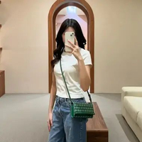 Tas CHRISTY NG DIEGO MONOGRAM PATTERN GREEN SHOULDER BAG 100% ORIGINAL 20X2X10CM
