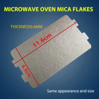 5Pcs Microwave Oven Mica Plate Sheet 116*64 MM Replacement Part For Midea N05 20 Accessories For Household Appliances