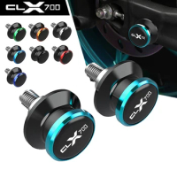 Motorcycle CNC Alumiunm Swingarm Sliders Spools CFMOTO 10MM Accessories For CFMOTO 700CLX CL-X700 CLX 700 2020 2021 2022 2023