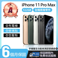 Apple A級福利品 iPhone 11 Pro Max 512GB 6.5吋(贈空壓殼+玻璃貼)