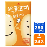 統一 蜜豆奶 雞蛋口味 250ml (24入)/箱【康鄰超市】
