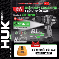 Khoan Hukan G3-F165Pro 13mm - Chính hãng, Bảo vệ Anti-kickback, 2 tốc độ cơ khí