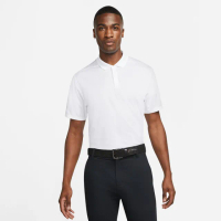 【NIKE GOLF】男款 Nike DriFIT Victory 高爾夫球衫(白色)
