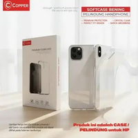 COPPER Soft Case Clear (Bening) For Realme 8 / C15 / C17 / C21 / C25 - NARZO 20 / 30A / PRO - Oppo A