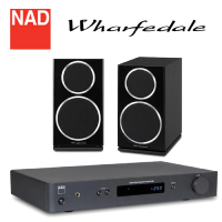 【NAD &amp; WHARFEDALE】兩聲道音響組(C328+DM220)