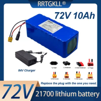Lithium-ion Battery Pack, 72V, 400W-2000W, 72V, 2A Charger, 72V, 400W-2000W, Motorcycle Battery, 84V, 2A Charger