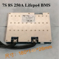 24v Lifepo4 8S BMS 29.2v 29.4V 250A High Discharge Battery BMS 7S Li-ion Lipo for Boat Engine Power EV Motor RV Car