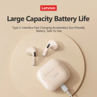 Lenovo LP40 Plus Bluetooth 5.3 Wireless Low Power Consumption Earphones Ergonomic Design Headset Long Endurance Headphones