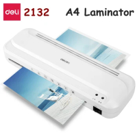 Deli 2132 Mini Laminator A4 Size Cold &amp; Hot laminator Max. Photo Width 210mm Automatic Laminator 220-240VAC 50Hz