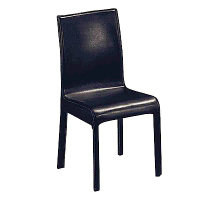 Boden-經典馬鞍皮鐵腳餐椅/單椅(兩色可選)-41x47x94cm