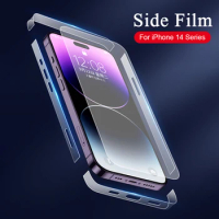 Full Coverage Soft Hydrogel Phone Side Film For Apple iPhone 14 Pro Max Screen Protector 14 Plus 13 12 Pro Max Mini Accessories