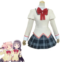 Puella Magi Madoka Magica Akemi Homura/Kaname Madoka Cosplay Costume School Uniform Halloween Suits Women Anime Outfits Cos