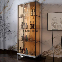 Glass Refrigerator Cabinet Stand Cellar Champagne Luxury Murphy Bar Counter Display Vitrine Patisserie Refrigere Furniture