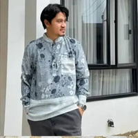 Dress wanita Raya Series Kharisma Dress Elegant Baju Raya Gamis KOKO ASH GREY