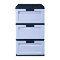 เบสิโค ตู้ลิ้นชักลายหวาย 3 ชั้น รุ่น 1127