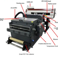 High Speed Dtf Pro All-In-One Printer 40cm Clothes Dtf Inkjet Printer Pet Film Industrial Dtf Printer