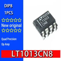 new original LT1013CN8 precision operational amplifier Low noise LT1013 chip DIP8 Quad Precision Op Amp IC DUAL OP-AMP, 400 uV