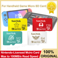 SanDisk Micro SD Card 64G 128G 256G 512G 1TB Trans Flash Card for Steam Deck Handheld Game Expansion Nintendo Switch Memory Card