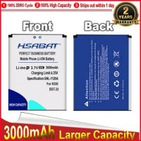 HSABAT BST-33 3000mAh Battery for Sony Ericsson K530 K790 K790i K790C K800 K800i K810i K818C W595C T700 C702 G705 V800