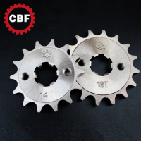 1Pcs Nickel Alloy Steel 428 14T 15T 16T 17T Tooth Sprocket for CBF OTR Z-ones 150 Dirt Pit Bike Moped Scooter Motorcycle