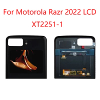 New For Motorola Moto Razr 5G 2022 LCD Display Touch Screen Digitizer Assembly 2.7" For Motorola Razr 2022 LCD