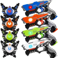 Electric Laser Tag Infrared Toy Guns Weapon Blaster Pistola Laser Battle Kit Interaction Games for Boys Indoor Outdoor Sports