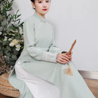 2023 traditional clothing vietnam aodai qipao dress for women vietnam traditional clothing ao dai chinese cheongsam dress