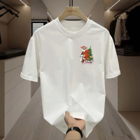 T-shirt lengan pendek popular untuk lelaki dan wanita grafik, ia boleh memakai gaya klasik yang popu