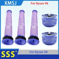 For Dyson V6 DC59 HEPA Filter Accessories Washable Robot Vacuum Cleaner Hepa Pre Filters And Post Filter Replacement Spare Parts