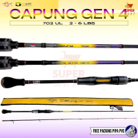 Supermart Surabaya Joran Pancing Capung 702 UL SE Gen 4 New 2-6lb spinning Relix Nusantara Free Pack