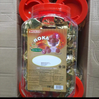 Apollo Roka Wafer Ball Chocolate & Peanut Toples isi 70pcs