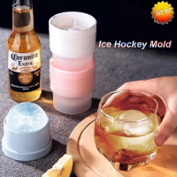Acuan puck ais sejuk untuk peti sejuk rumah, sesuai untuk musim panas, jus dan minuman sejuk, serta