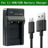 ที่ชาร์จแบตเตอรี่ Li40B Li42B,สำหรับ Olympus FE-4050 FE-5050 FE5030 FE5020,Li40B Li42B ไฟฟ้า