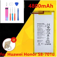 100% NEW HB3080G1EBC/HB3080G1EBW Tablet 4800mAh Battery For Huawei Honor S8-701u Honor S8-701W Mediapad M1 8.0 +Tools