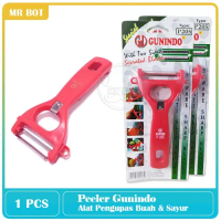 Alat Kupas Kulit Buah & Sayur / Peeler Gunindo Multifungsi With Two Sided Serrated Blades
