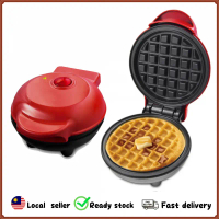 (new)Mini Electric Waffle Maker Mesin Pembuat Sandwich Telur Sarapan Non Stick Waffles Toaster Panca