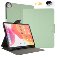 Magnetic Flip Cover For iPad Pro 12.9 11 Case 2021 2020 Folding Smart Cover For iPad Pro 12 9 2021 2020 Case With Pencil Holder