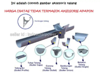 terbaru Talang Air PVC HR 6 Inch 15 Cm Maspion Setengah Lingkaran lingkar HR-6